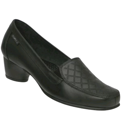 Romulo Casual Cuero Negro Mujer Talla 40  Ref 4450